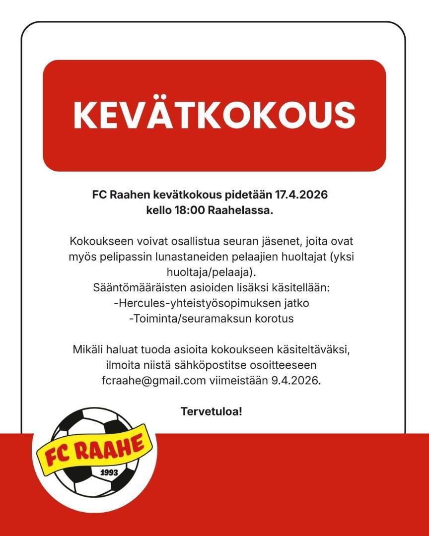 Kevätkokous 17.4.2026