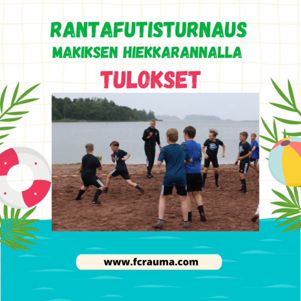 ​FC Rauman rantafutisturnauksen tulokset