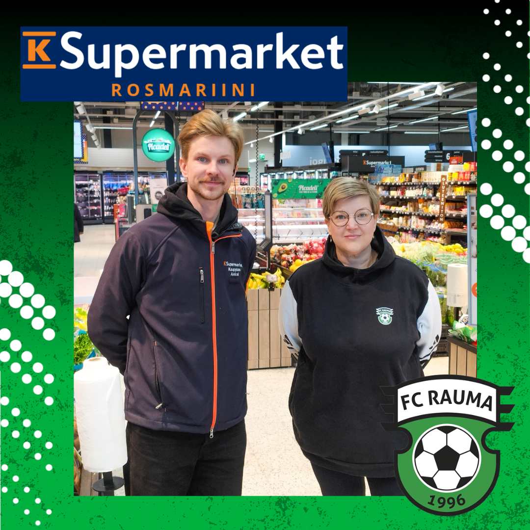 FC Rauma ja K-Supermarket Rosmariini aloittavat yhteistyön