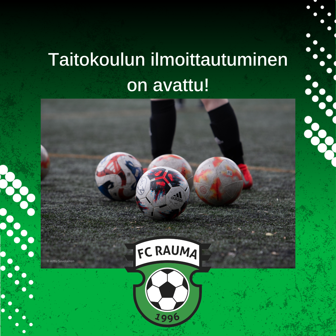Ilmoittaudu mukaan FC Rauman taitokouluun