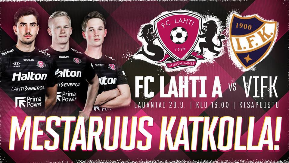 FC Lahti A kultamitalin metsästyksessä