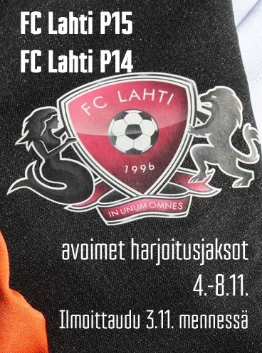 FC Lahti P15 ja P14 - Avoimet harjoitusjaksot