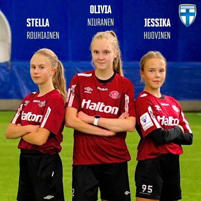 FC Lahden tyttö-trio aluejoukkueeseen