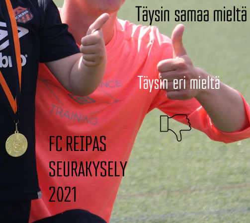 FC Reipas seurakysely 2021 - pelaajien huoltajille