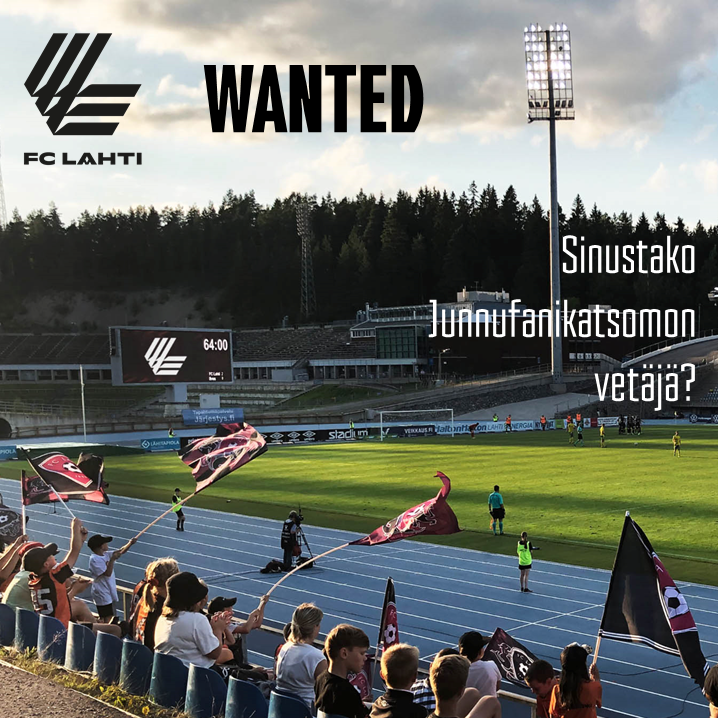 FC Lahti hakee innokasta vetäjää junnufanikatsomoon kaudelle 2022!
