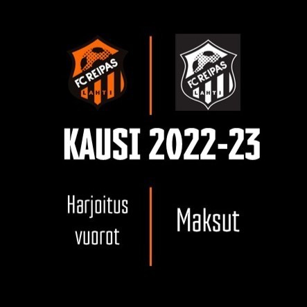 Kauden 2022-23 harjoitusvuorot ja maksut