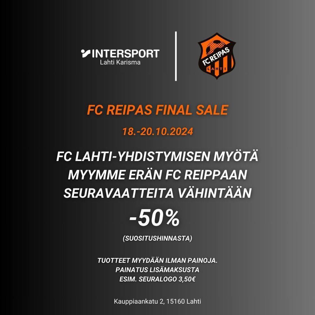 Intersport Karisma - FC Reipas Final Sale