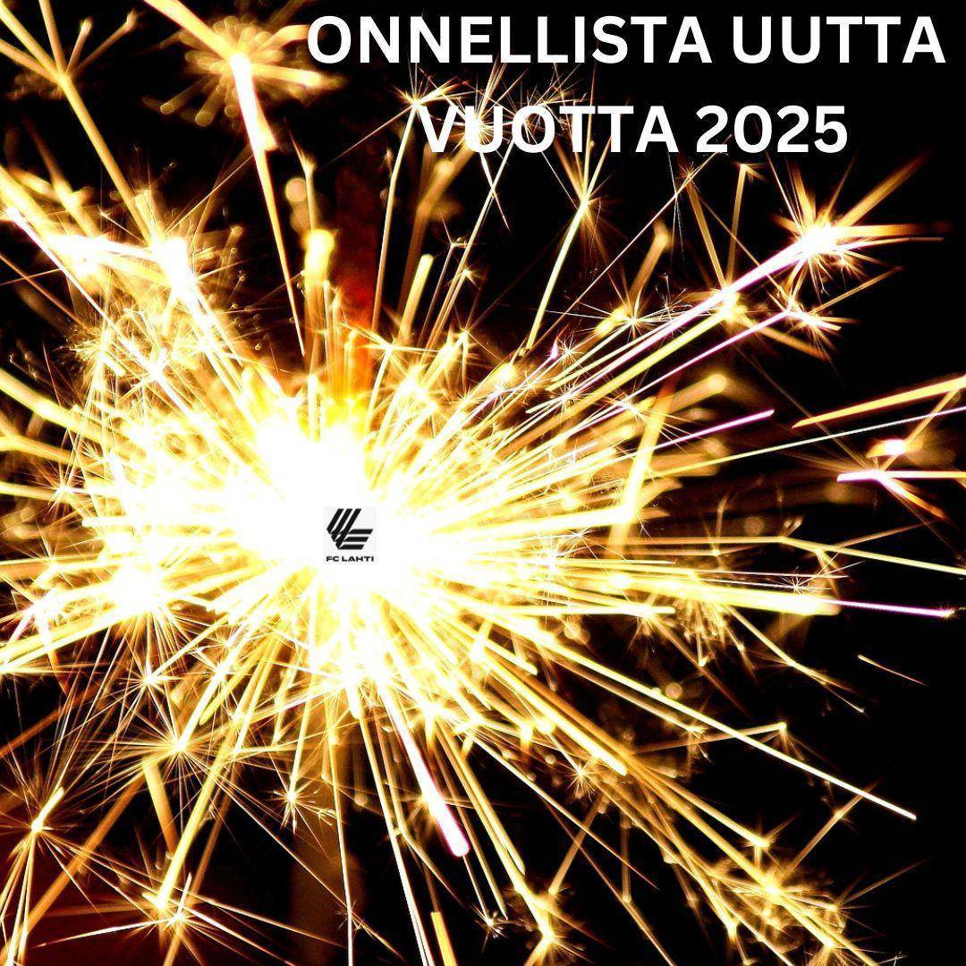 Onnellista uutta vuotta 2025