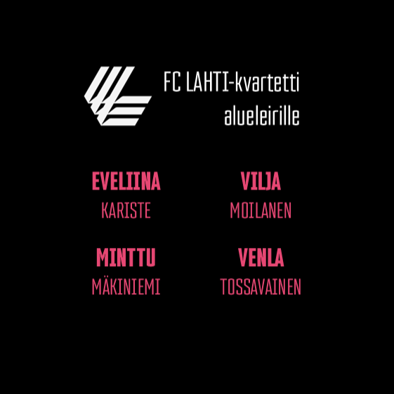 FC Lahti-kvartetti tyttöjen alueleireille