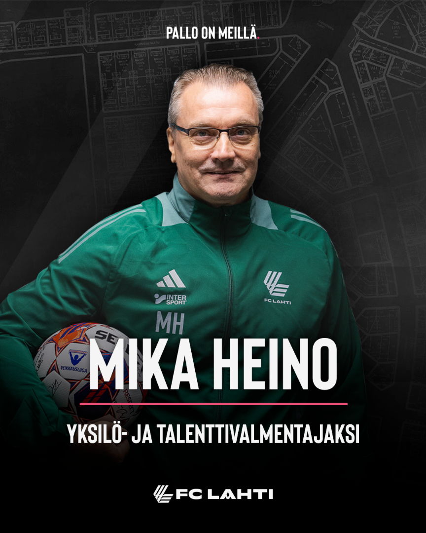 Mika Heino FC Lahden yksilö- ja talenttivalmentajaksi