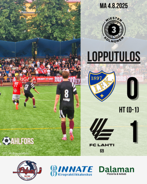 Otteluraportti: HIFK - FCL69