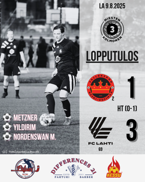 Otteluraportti: PKKU/2 vs FCL69