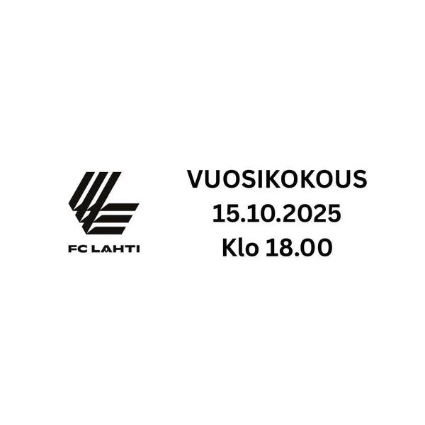 ​ KUTSU FC LAHTI ry:n syyskokoukseen