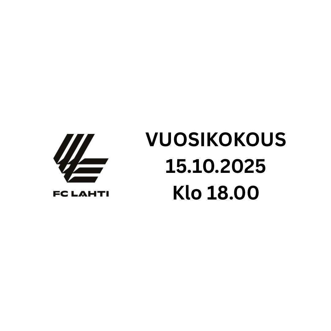 ​ KUTSU FC LAHTI ry:n syyskokoukseen