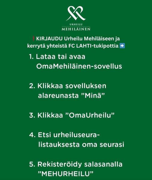 Vahingon sattuessa - toimi näin!