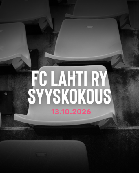 FC LAHTI ry:n syyskokous