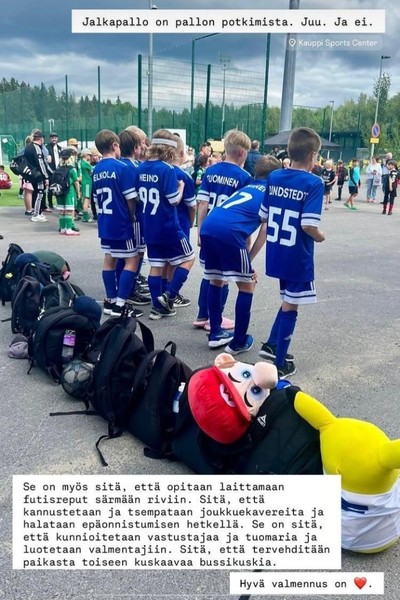 Ajatuksia ja terveisiä valmennukselle turnauksen jälkeen ❤️