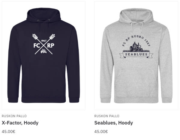 Enää muutamia huppareita myynnissä! Sen jälkeen verkkokauppa sulkeutuu.