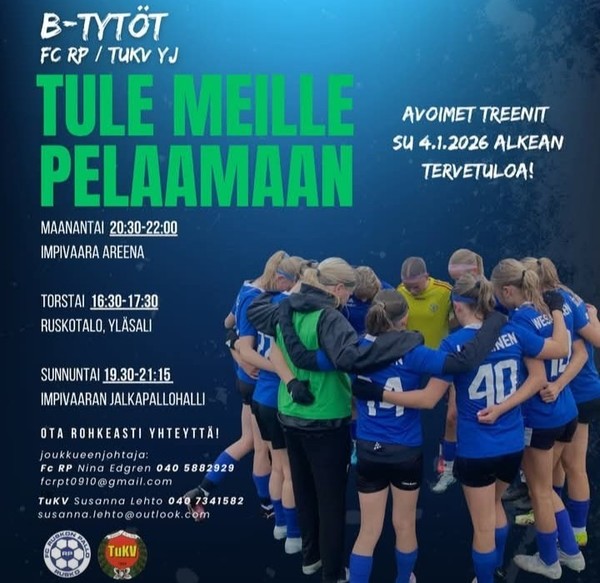 B-tytöt etsii pelaajia! 