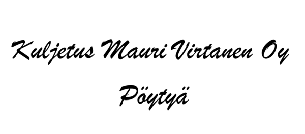 Kuljetus Mauri Virtanen Oy