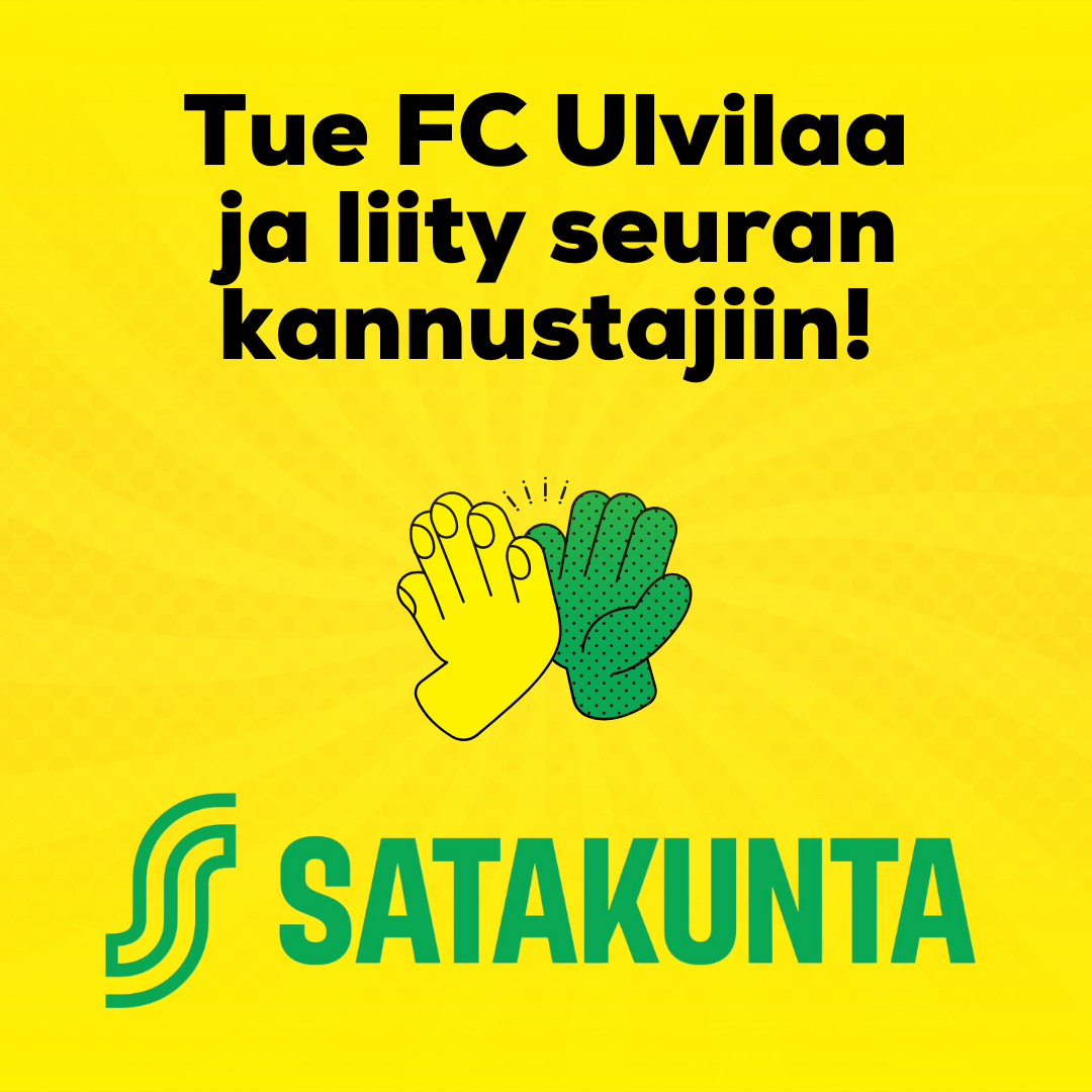 Tue FC Ulvilaa ja liity seuran kannustajiin!