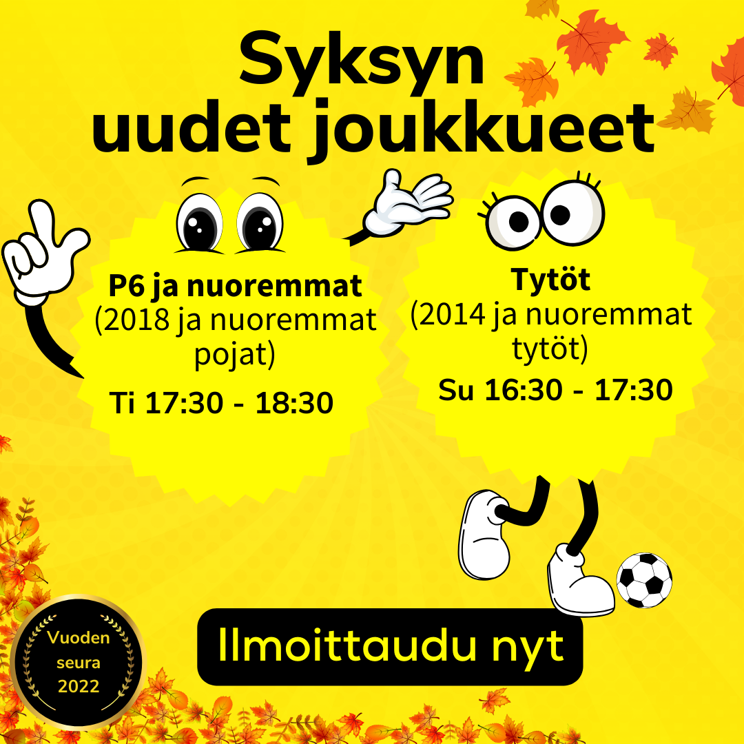 FC Ulvila käynnistää uusia joukkueita tytöille ja pojille - ilmoittaudu nyt!