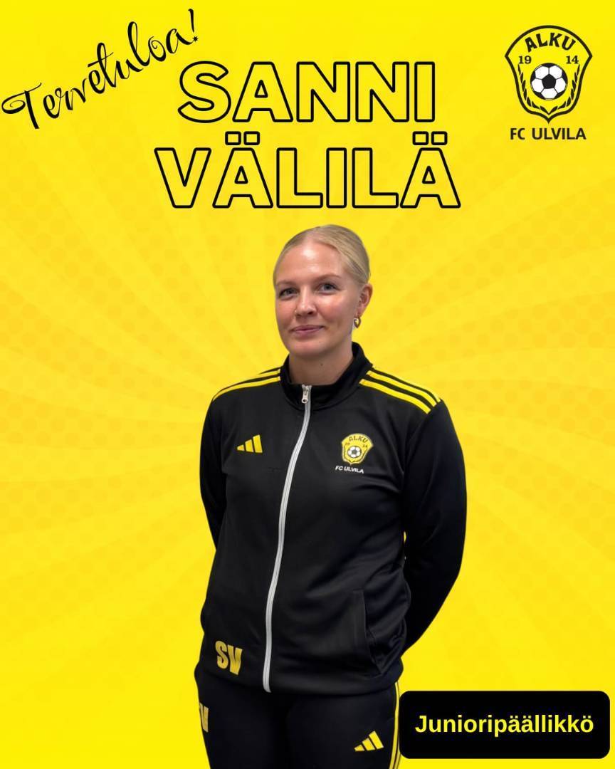 Sanni Välilä on FC Ulvilan uusi junioripäällikkö