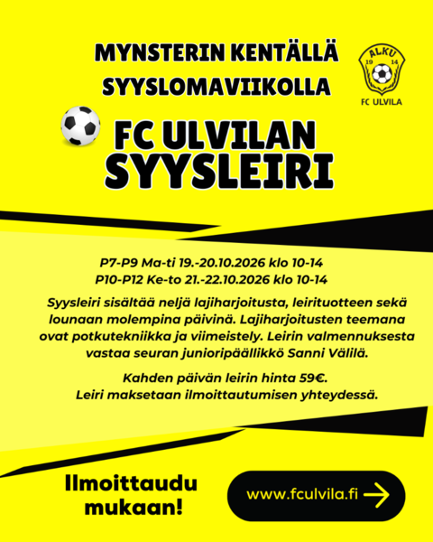 FC Ulvilan Syysleiri 2026