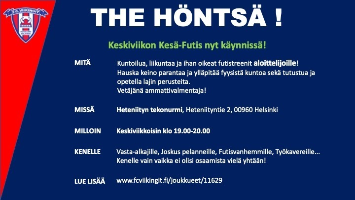 ODOTETTU THE HÖNTSÄN KESÄKAUSI ON AVATTU!!