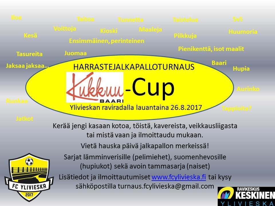 KUKKUU-CUP LAUANTAINA 26.8.2017/otteluohjelma