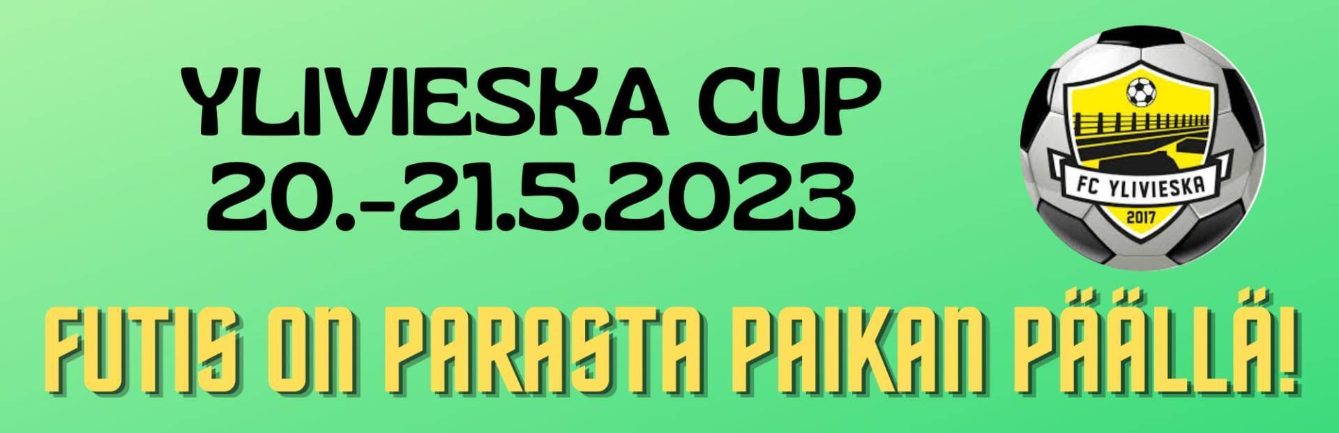 Tervetuloa Ylivieska CUP:iin tulevana viikonloppuna (20.-21.5.2023)!