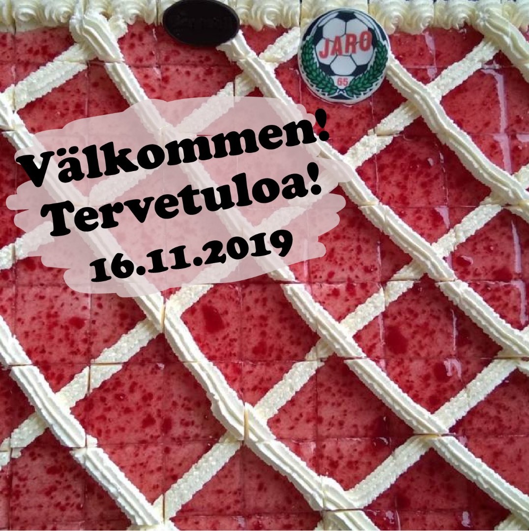 Säsongsavslutning 16.11.2019 * Kauden päättäjäiset 16.11.2019.