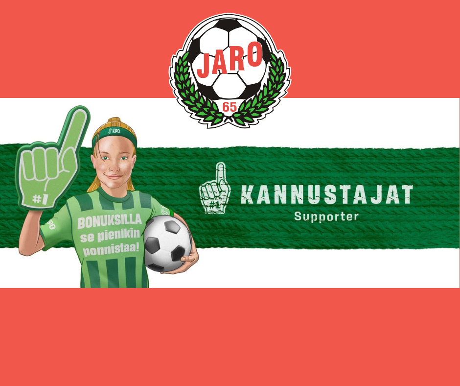 Liity Kannustajaksi - Anslut dig som supporter!