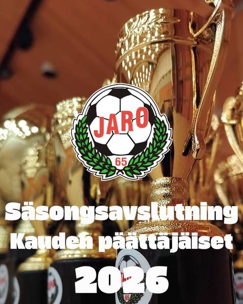Säsongsavslutning 2026 | Kauden päättäjäiset 2026
