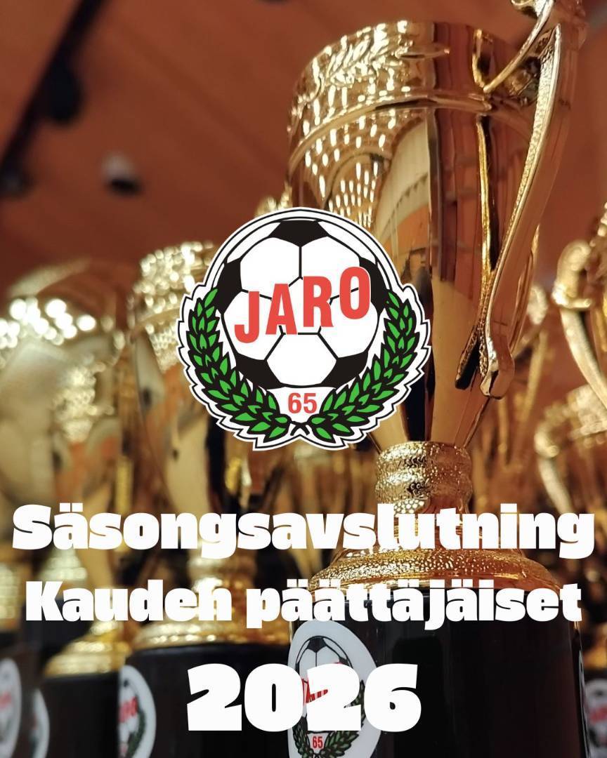 Säsongsavslutning 2026 | Kauden päättäjäiset 2026