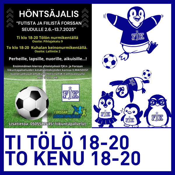Futista ja fiilistä Forssan seudulle!