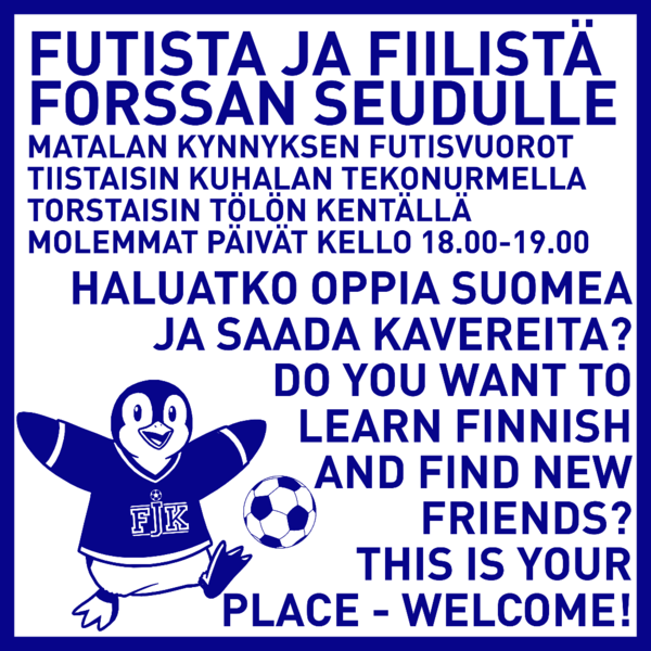 Futista ja fiilistä Forssan seudulle!