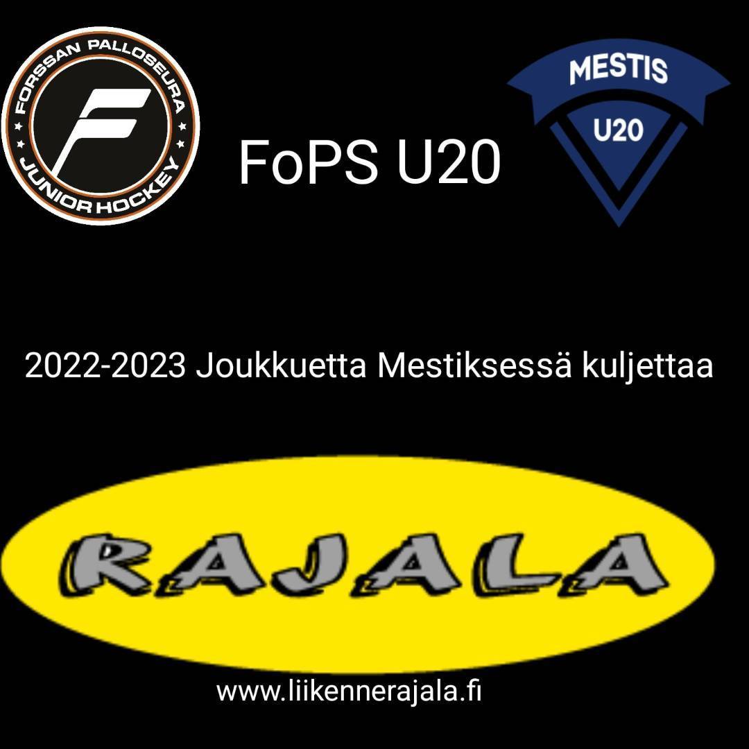 FoPS U20 ja Liikenne Rajala yhteistyöhön 