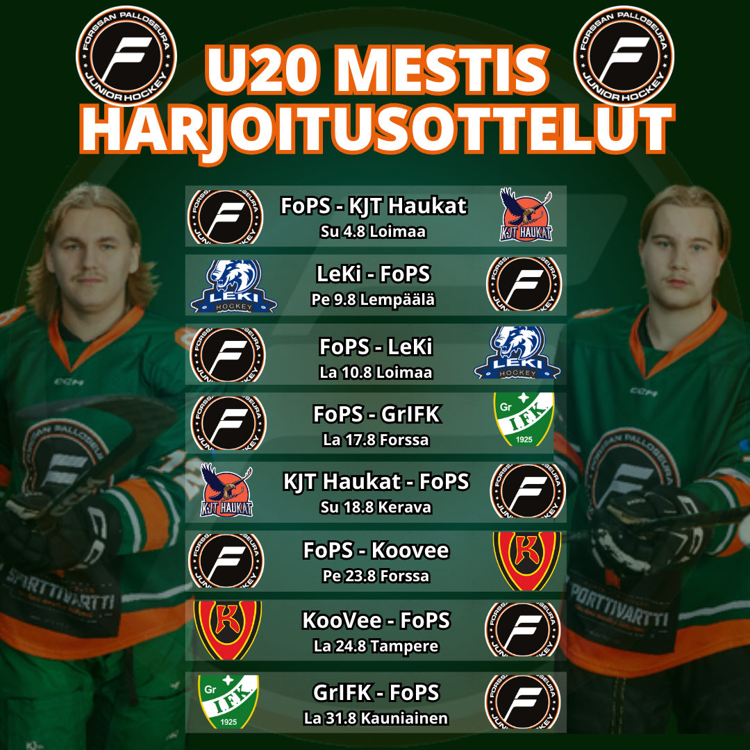 U20 Harjoituspelit 