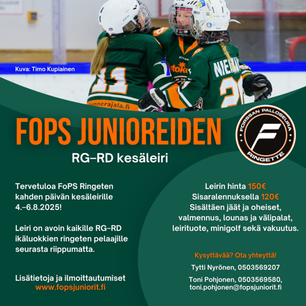 FoPS Ringeten kesäleiri