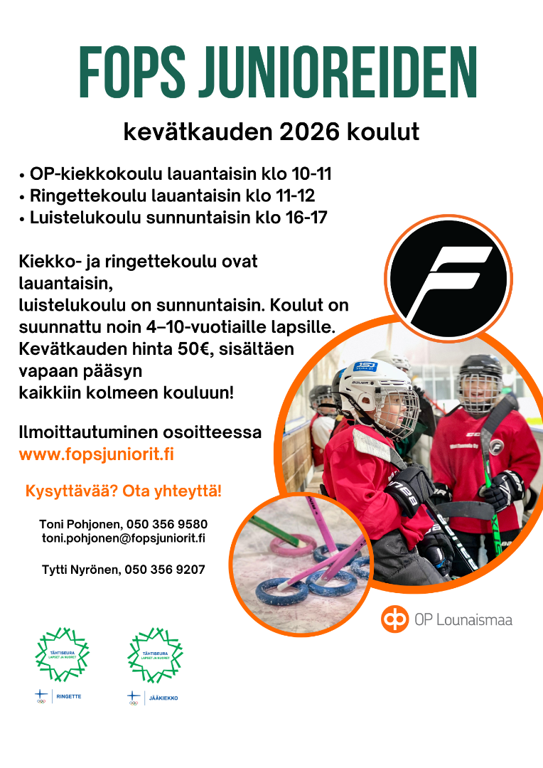 FoPS Junioreiden kevätkausi