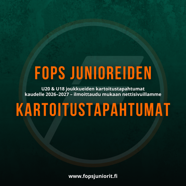 U20 ja U18 kartoitustapahtumat