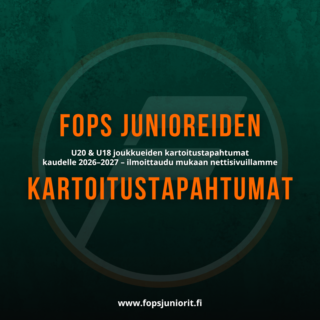 U20 ja U18 kartoitustapahtumat