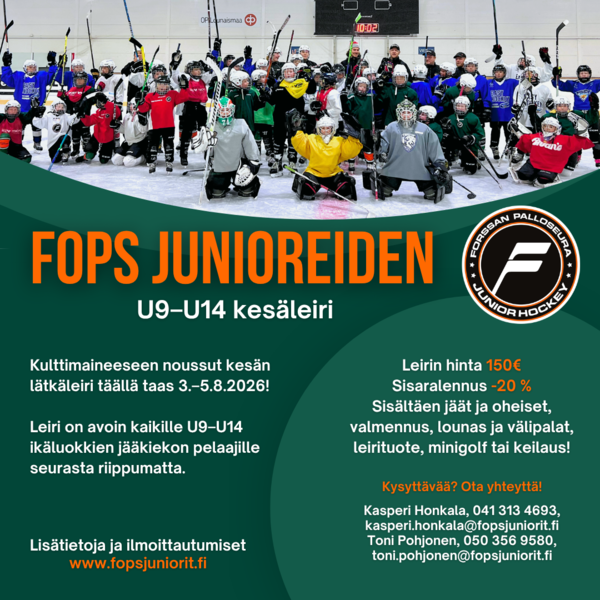 FoPSin kesän lätkäleiri