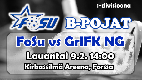 B-pojat vs GrIFK NG lauantaina 14:00