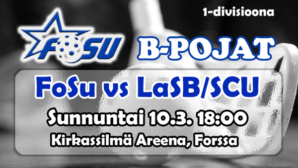 B-pojat vs LaSB/SCU tänään 18:00