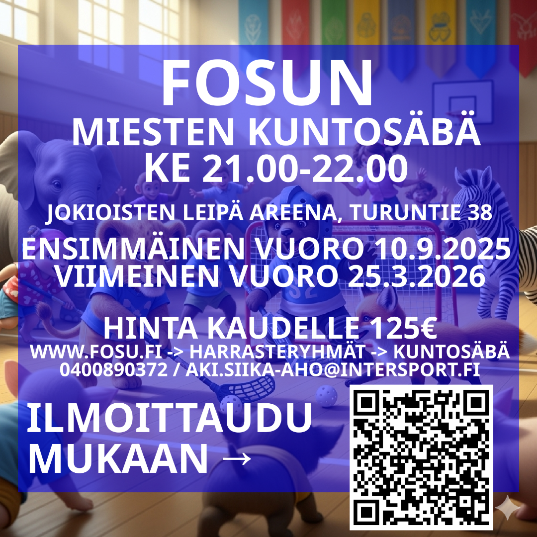 Ilmoittaudu mukaan kauden 2025 miesten kuntosäbään!