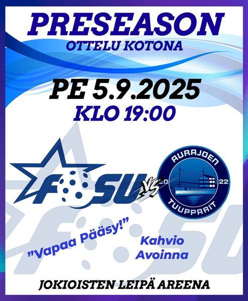 Preseason kotona!