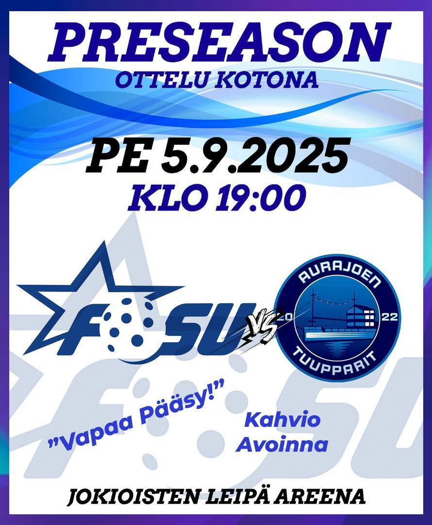Preseason kotona!