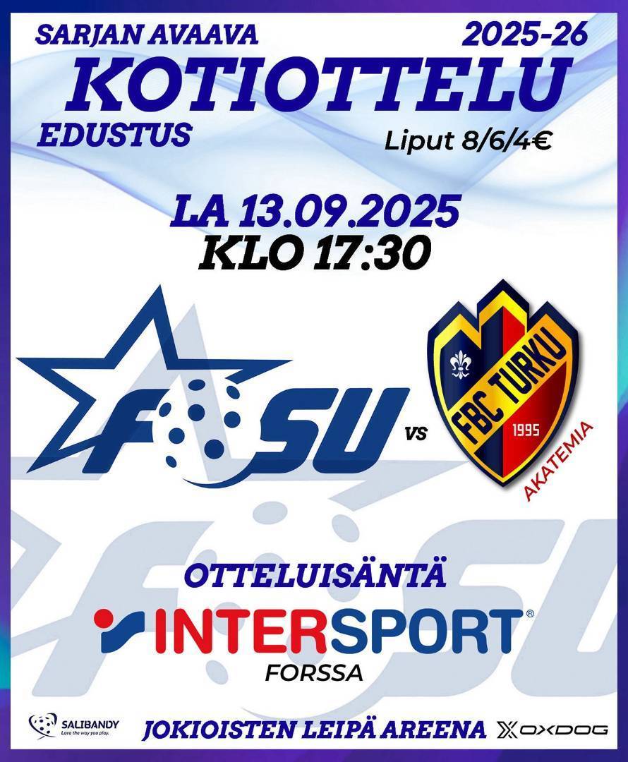 Kauden eka matsi tulossa!